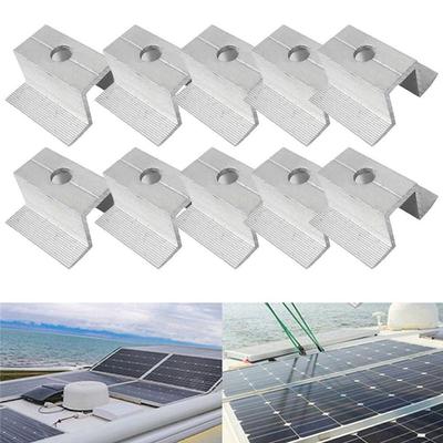 Solar Middle Clamp 10Pcs 3mm Thick Connecting Solar Panel