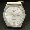 Seiko 5 AUTOMATIC JAPAN 6309A MENS VINTAGE SILVER COLOR DIAL WATCH A701377-5 R206a-a701377