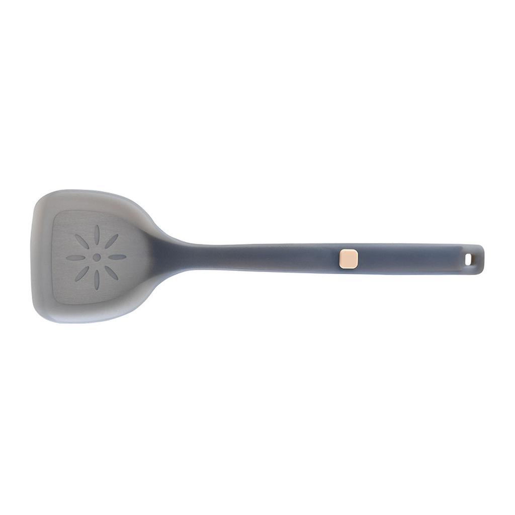 Silicone Slotted Spatula Stir Fry Multi Functional Silicone Turner for Kitchen Semi Translucent