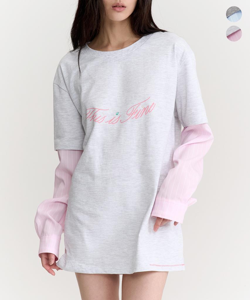 Diseuijeupain Relaxed Double Layer Tee (2 Colors)