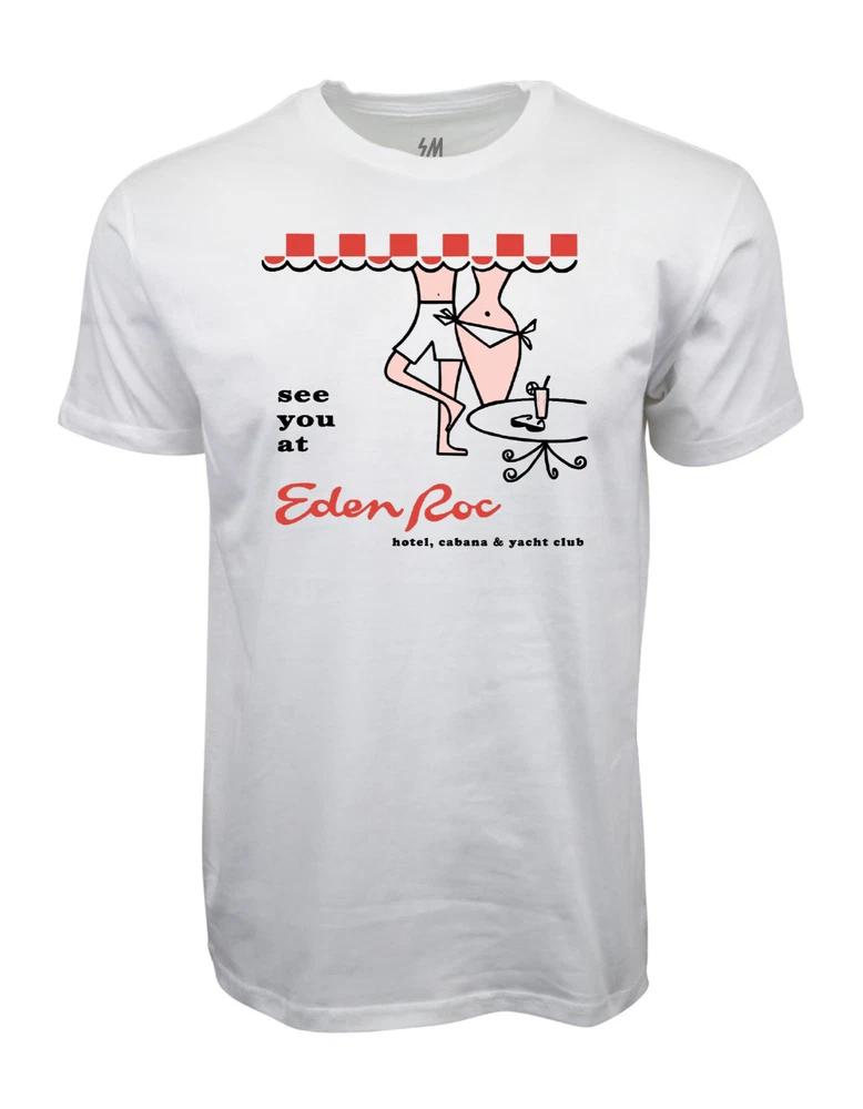 Vintage Eden Roc White Tee S