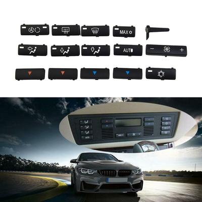Useful Durable New Practical Ac Climate Control Button Car Cover 14pcs Air Conditioning Auto For BMW/E53 E39