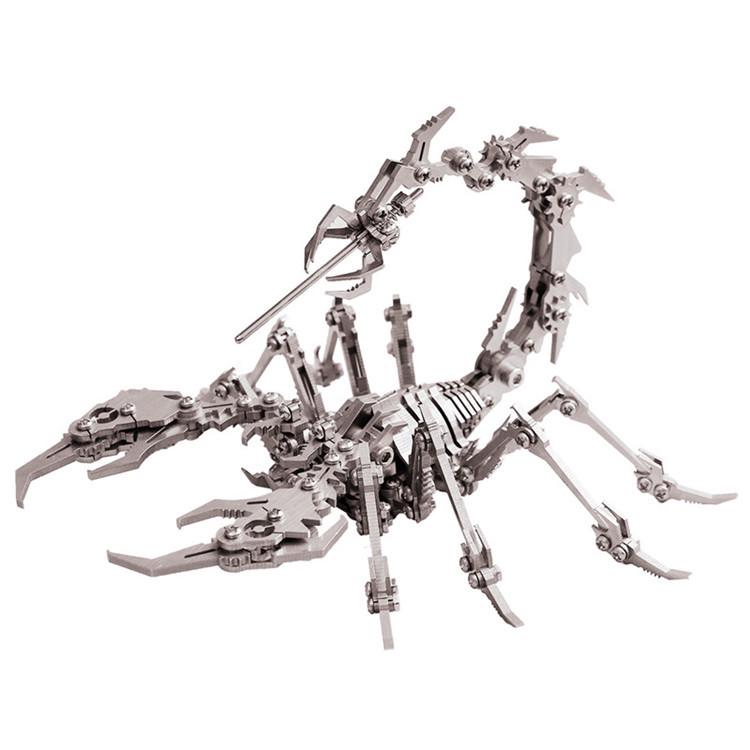 3D Metal Scorpion Jigsaw Puzzle - Mechanical Assembly Toy for Kids
