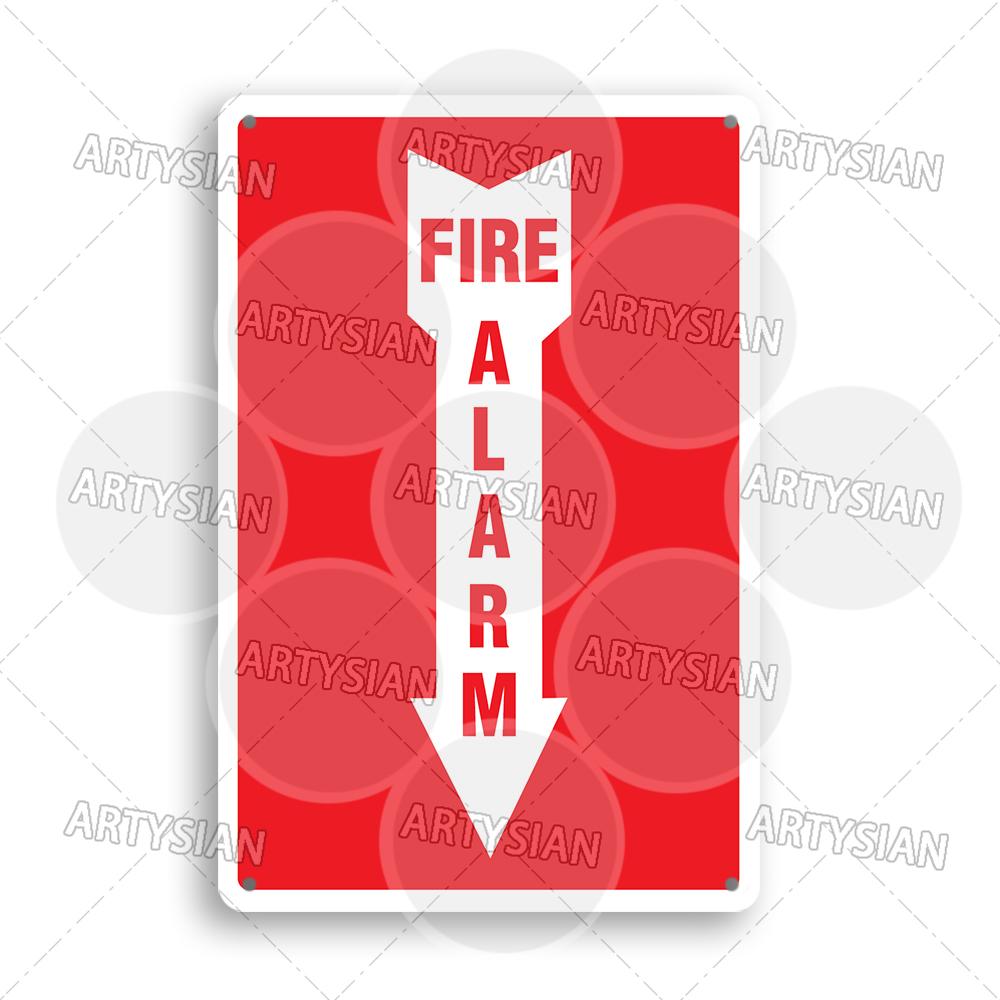 Fire Safety Metal Sign Flammable Warning Emergency Exit Escape Alarm Extinguisher Instruction Signage Assembly Hose Reel Plaque