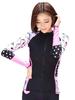 Women's Long Sleeve Sun Protection Swimwear: Wetsuit, Snorkeling Suit, Swimsuit, and Surfing Trunks - Korean Style