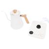 Bollitore Elettrico a Collo d'Oca 1200W Acciaio Inossidabile 304 Controllo della Temperatura Teiera Bollitore per Caffè Pour Over con Schermo LCD Timer per Casa