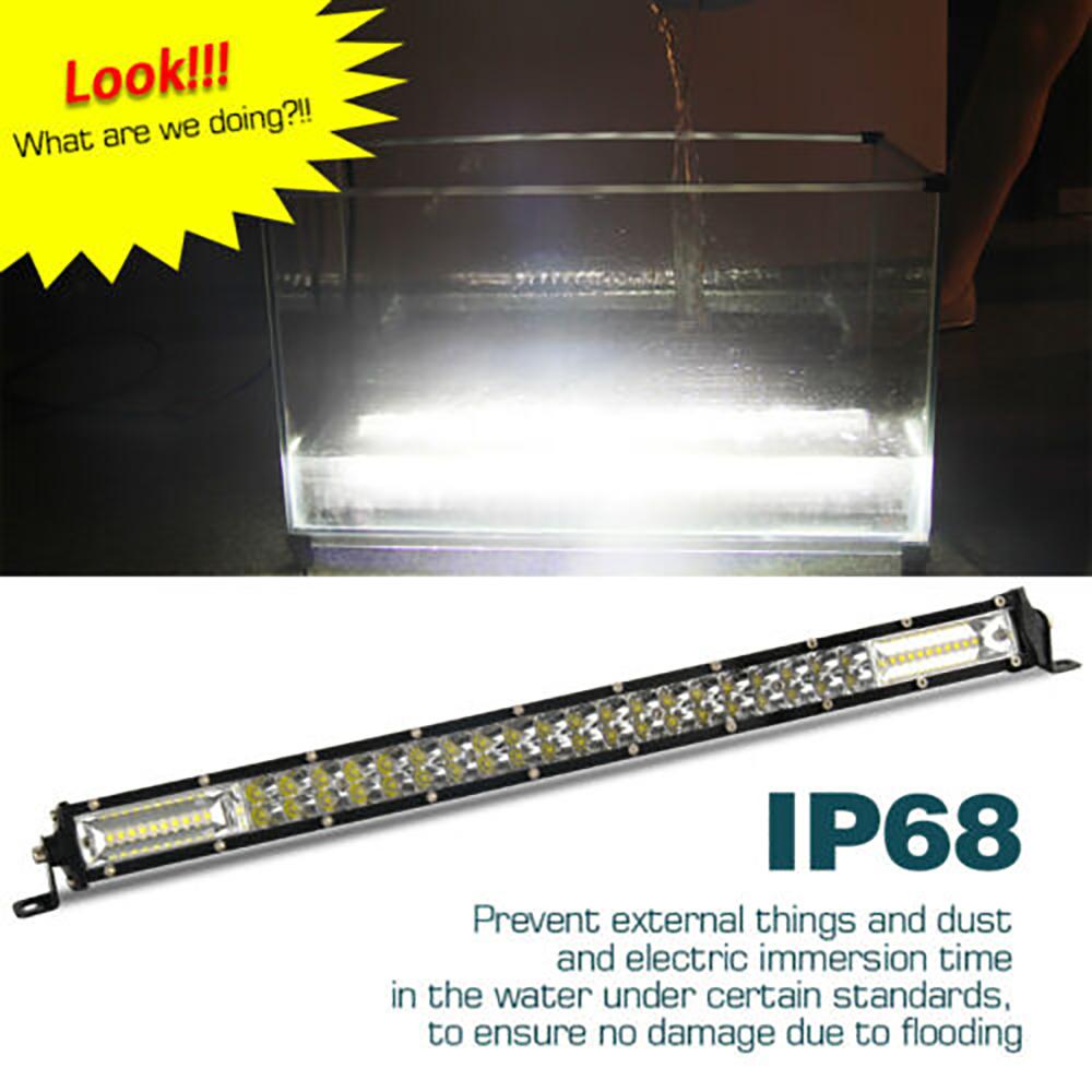 20Inch Spot Flood Beam LED Work Light Bar 1200W High Power Driving Lamp With Mounting Brackets