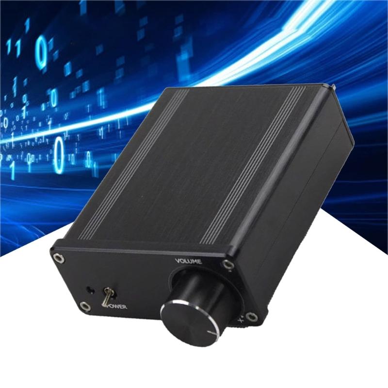 Portable TDA7498E Amplifier Board 100Wx2 Finished Amplifier Board 2CH with  Housing Skin Long Lasting Durability