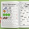Addition & Subtraction Workbooks for Kids - Math Practice Activity Books with Color by Answer & Number Lines