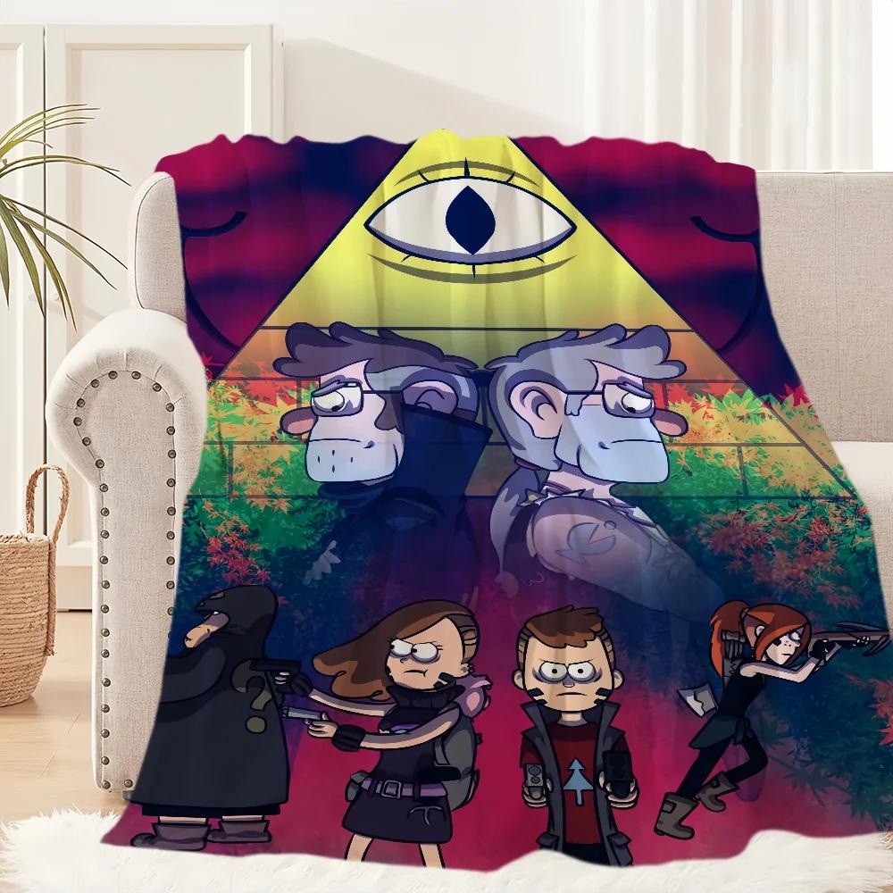 Cartoon Plush Throw Blankets for Living Room Bedroom Travel Kids Gifts Soft Warm Flannel Blanket for Home Office Sofa