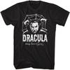 Dracula T-Shirt Mit Bela Lugosi Herren Kurzarm T-Shirts Horrorfilme Vintage Stil Grafik-T-Shirts