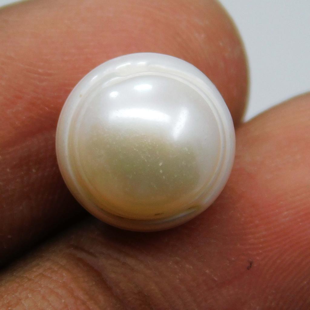 Ring Size 10 MM White MABE South Pacific SEA Loose PEARL CERTIFIED A-5155