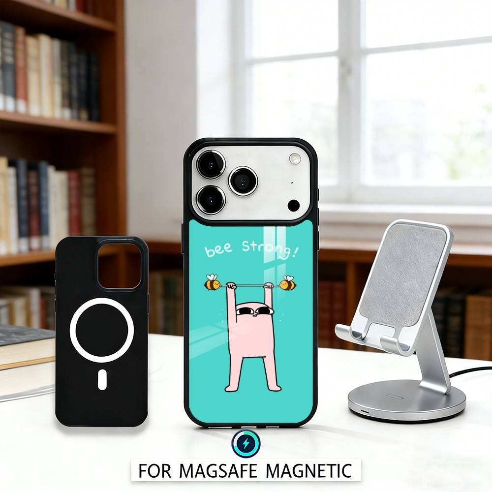 Funny K-Ketnipz Phone Case Magnetic For iPhone17 16 15 14 13 12 Pro Max For Magsafe Wireless Charging Cover
