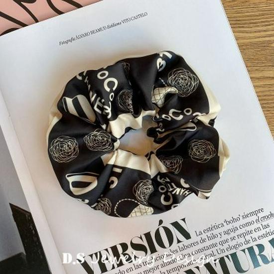 2025 Striped Ball Head Hair Tie: Large Intestine Style for High Ponytails