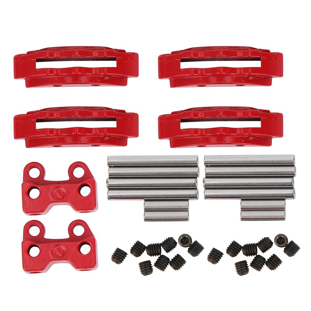 4Pcs Metal Simulation Brake Disc Calipers for 4 6 1Celsius10 RC Series Car