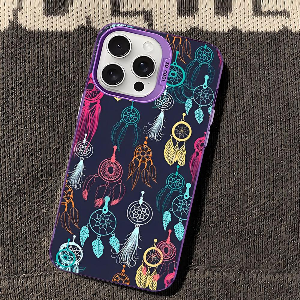 Dreamcatcher Phone Case For iPhone 16 15 14 13 12 11 Pro Max X XR XSMAX 8 7 Plus Matte Shockproof Back Cover