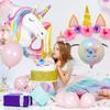 Unicorn Rainbow Birthday Balloons Princess Party Pink Pretty Giant Super Shape Girl Boy Balloon Party Supplies