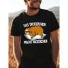 Plus Size, PLUS SIZE Schlafanzug Faultier Das Dickerchen Macht Ein Nap Unisex Adult Black Short Sleeve T-Shirt S For Men Women Unisex All Season