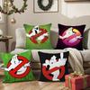 Classic Movie G-Ghostbusters Cushion Cover Ultra Soft Skin Friendly Fabric Cloud Like Comfort & Concealed Zipper