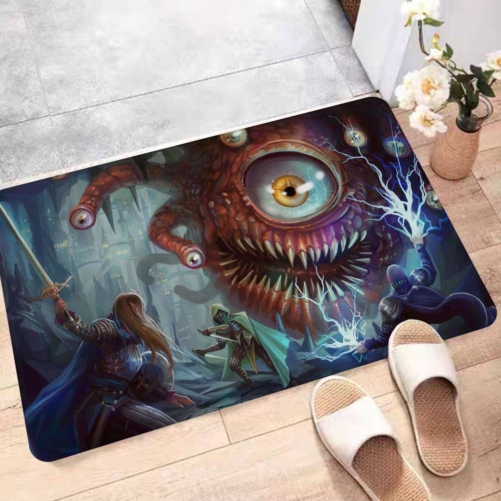 Game Baldurs Gate Floor Mat Non-Slip Laundry Room Mat Laundry Decor Balcony Child Living Room Bedside Mats