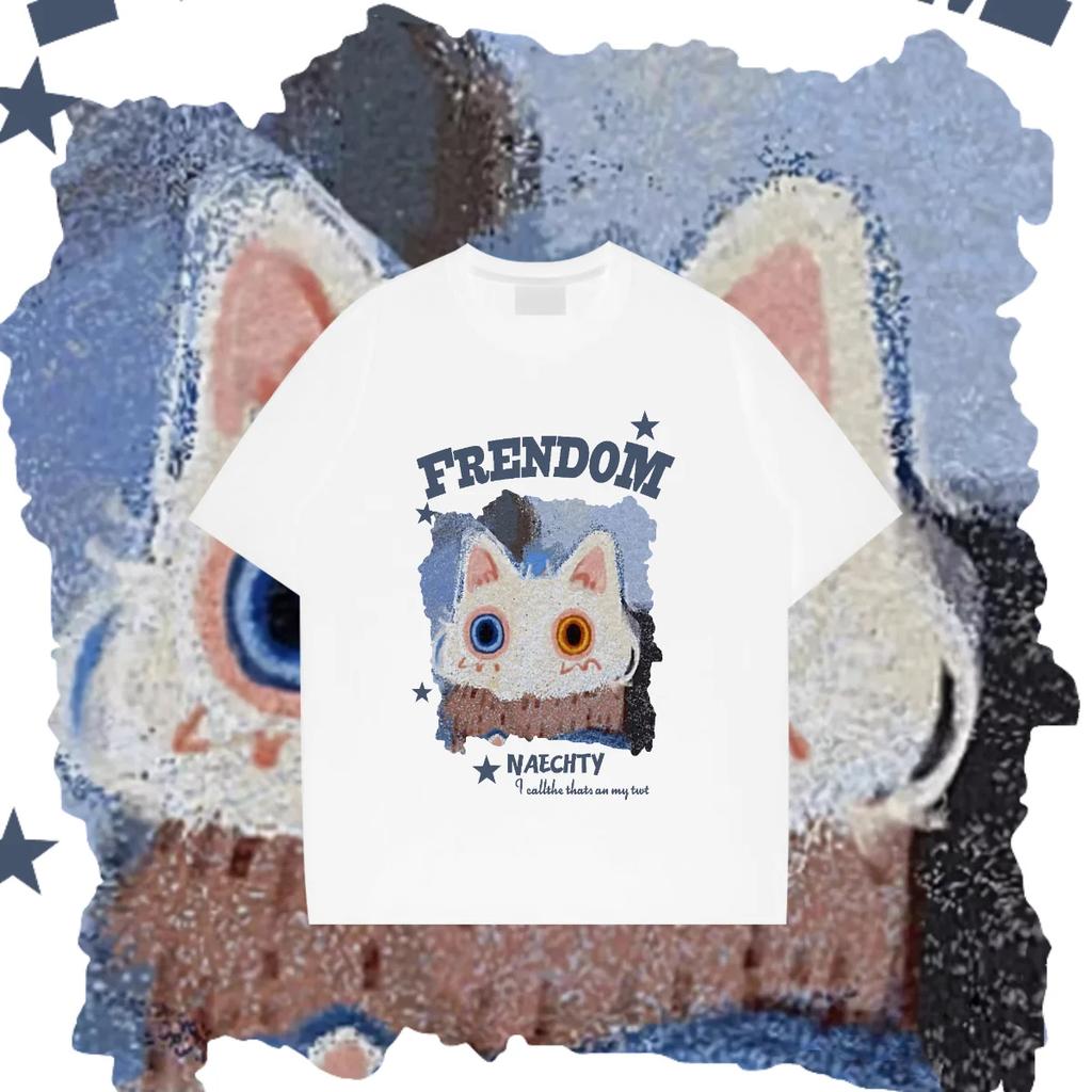 Street Hip Hop Prints Men Cotton T Shirt Othing Creativity Oversized Short Sleeve Street culture Tops Men T Shirt 2024 New Style