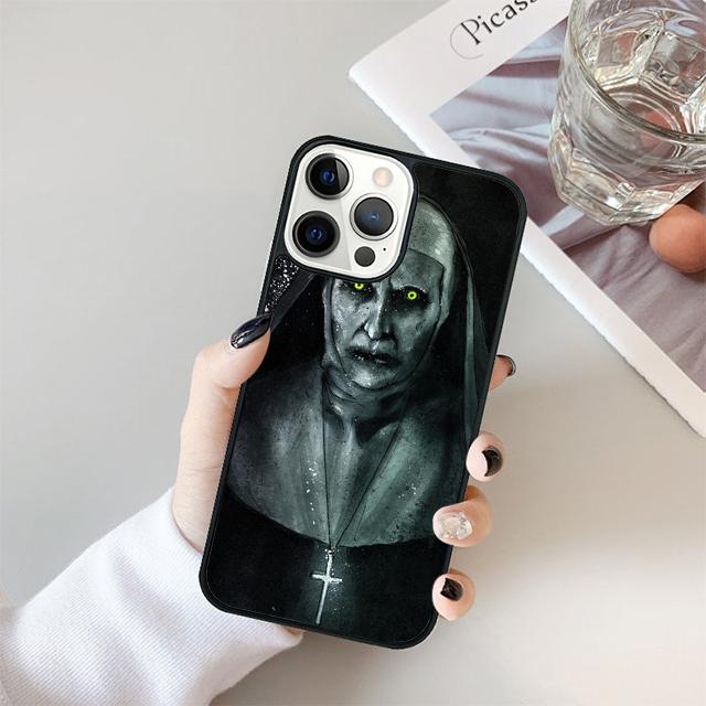 Horror Nunn Scary Phone Case Cover For iPhone 17 Air 15 16 14 13 12 Pro Max 11 Pro Max Plus Coque Shell
