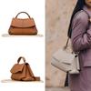 French Niche Polene New Smiling Women's Bag, Burlingen Fashionable High-quality Large-capacity Portable Shoulder Bag Tide