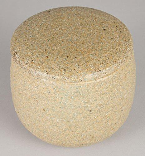 Sento Senga Pottery Iga Ware Ohitsu (Rice Container) Ash Glaze 11-01