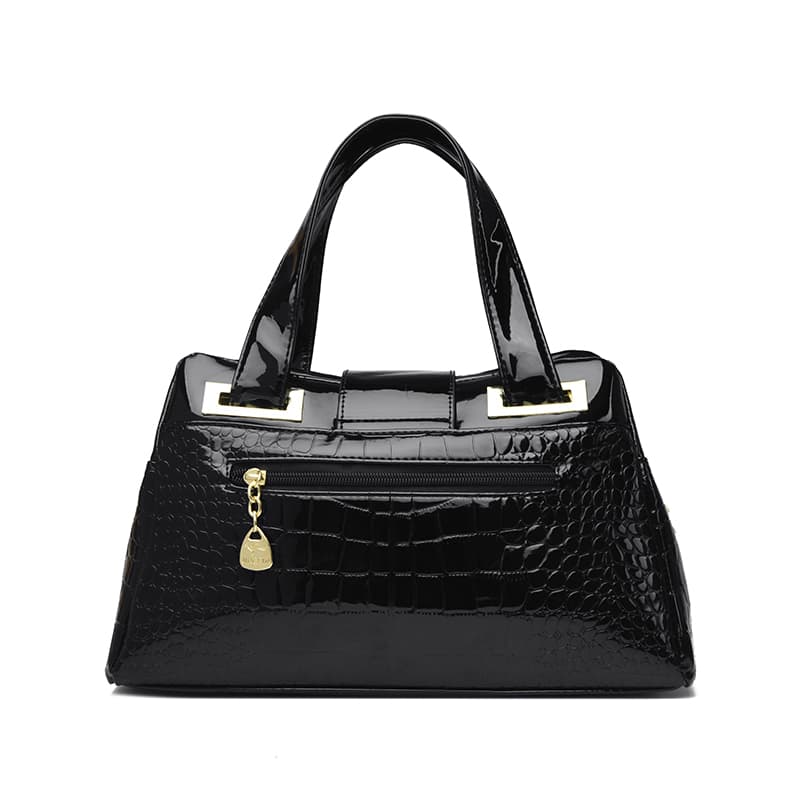 Crocodile Pattern Handbag Shoulder Messenger Bag Commuter Bag