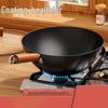 Wutuo Non-Coated Flat-Bottom Iron Wok