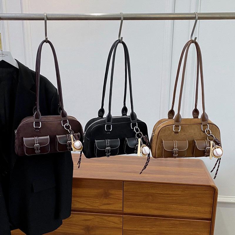 Borsa a Cuscino da Bowling di Alta Gamma, Semplice e di Nicchia, Borsa a Spalla Singola, da Mano, da Sottobraccio ad Alta Capacità