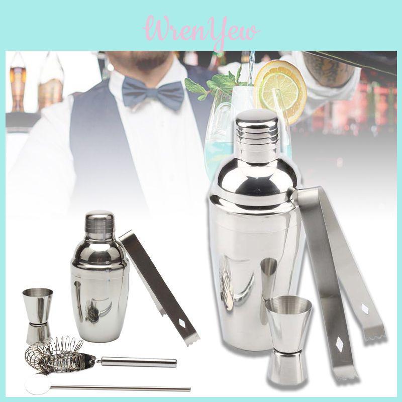 High-quality 550ml Stainless Steel Cocktail Shaker Set With Double-ended Measure
