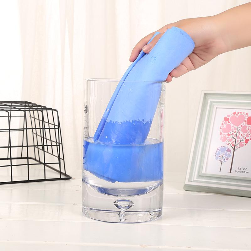 Thick PVA Car Wash Sponge & Chamois Cloth Set: Absorbent Towels for Car Cleaning & Drying, Bucket Pack, Pet-Friendly
