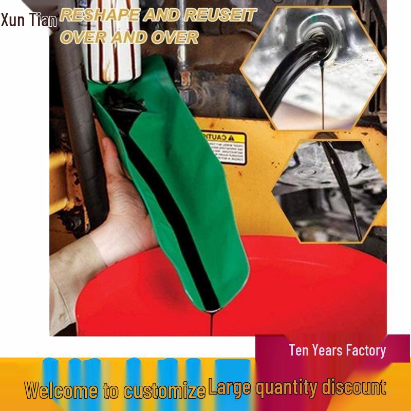 

Cross-border Flexible Drainage Oil Guide Plate: Adjustable Folding Funnel Tool Green Standard