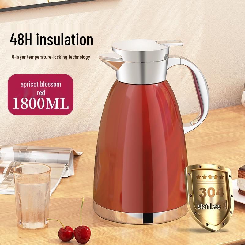 Stainless Steel Insulated Water Kettle - Large Capacity 316 Thermos Pot for Stewing Tea and Keeping Water Warm