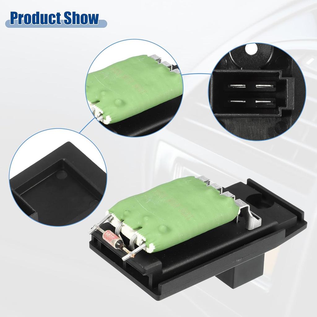 ACROPIX Car HVAC Blower Motor Resistor Heater Fit for Ford Focus 2000-2007 for Ford Transit Connect 2010-2015 NO. YS4Z18591AA - Pack of 1 Black