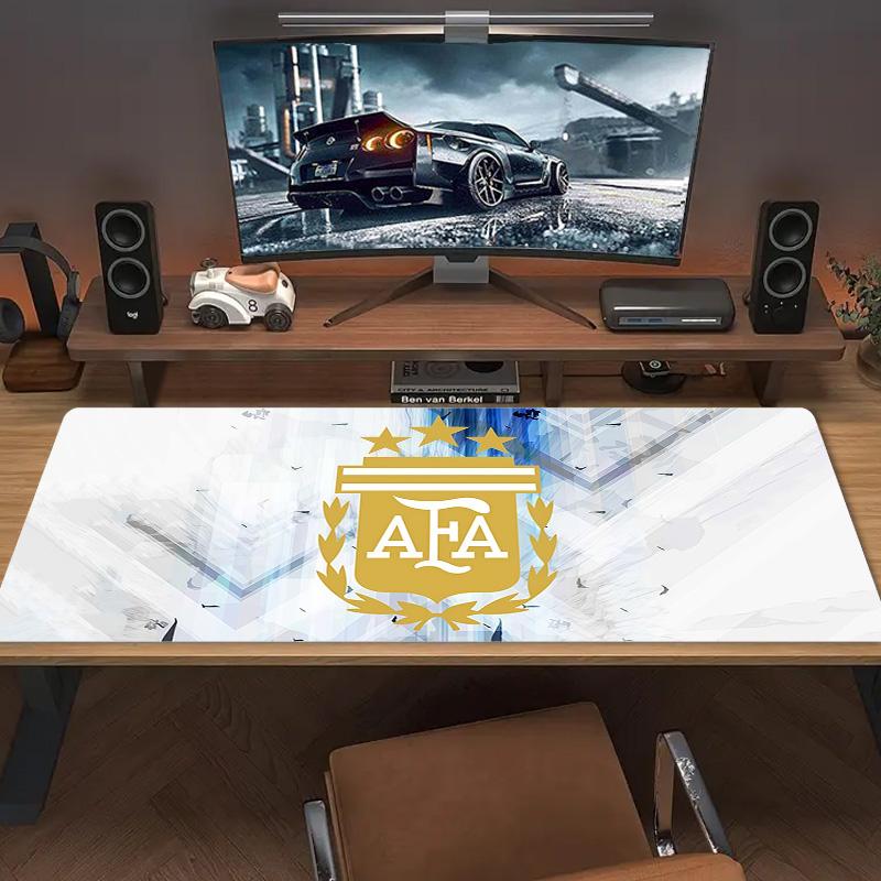 Argentina National Football Team Print  Cushion Non-slip Laptop Tablet Big Mousepad XXL Mat Mini PC Playmat With Lock Edge