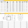 Silent Axial Flow Ventilation Fan for Kitchen and Bathroom Exhaust