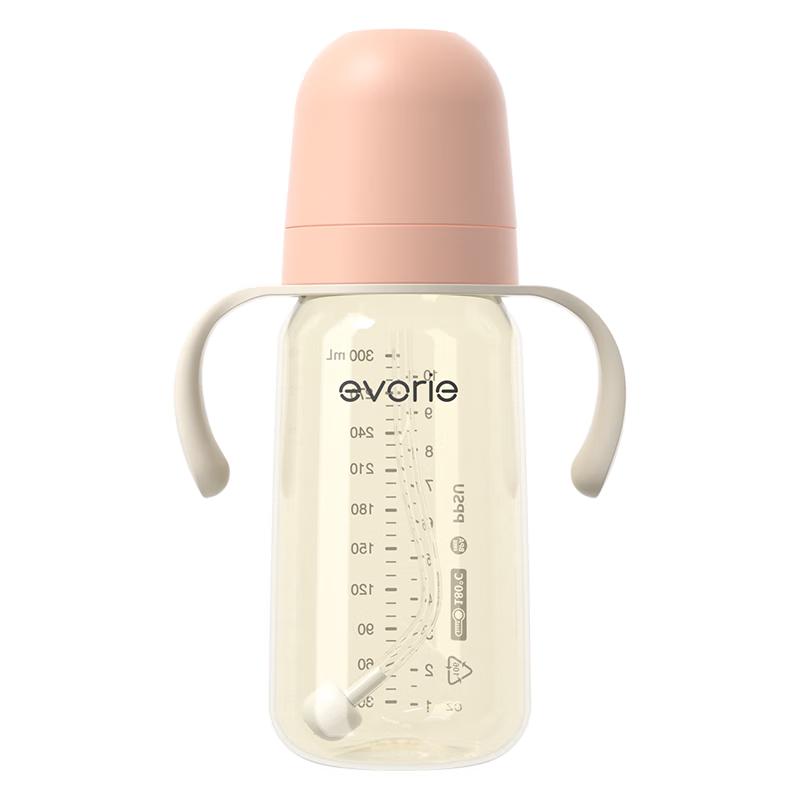 Evorie Exquisite Series PPSU Wide Neck Baby Bottle with Handle