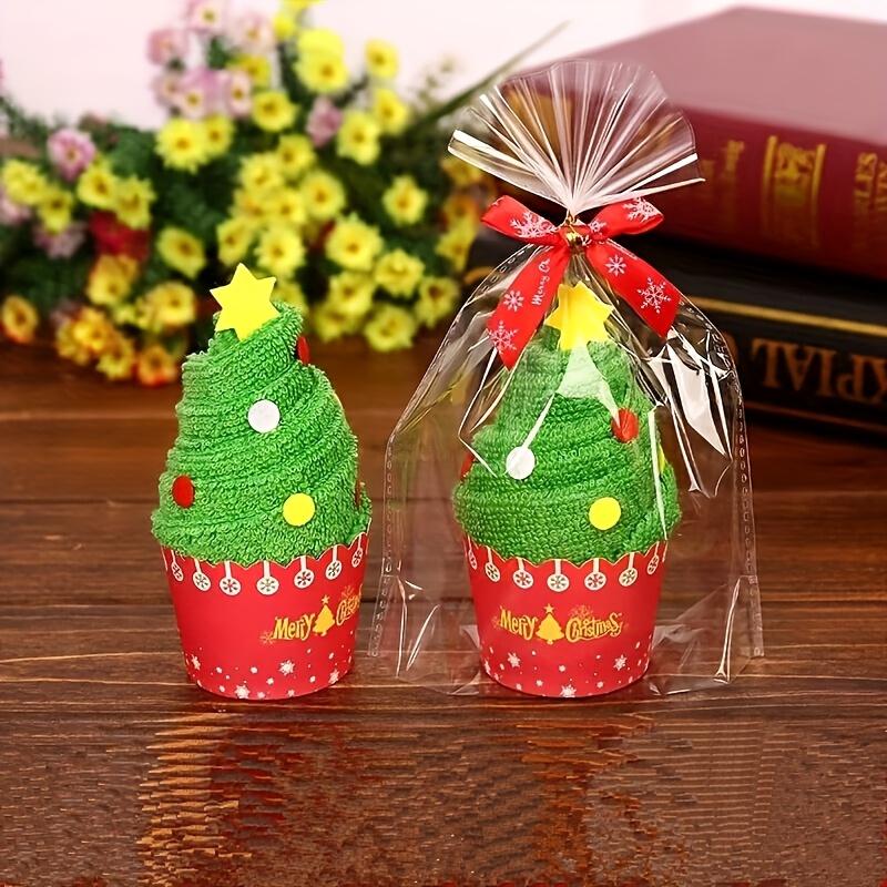 Christmas Towel, Embroidered Youngsters's Gift Cartoon Christmas Gift Activity Small Gift, Kitchen Towel, Absorbent and Easy To Clean