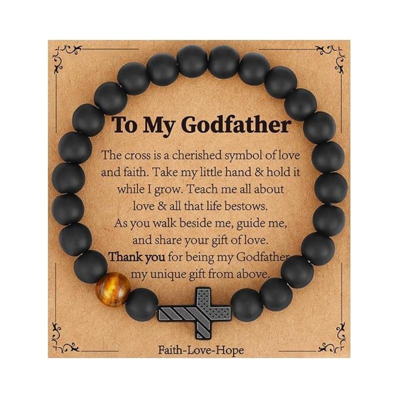 JYL TS Bracelet  Men's American Flag Cross Eye Boosts Patriotism & Luck