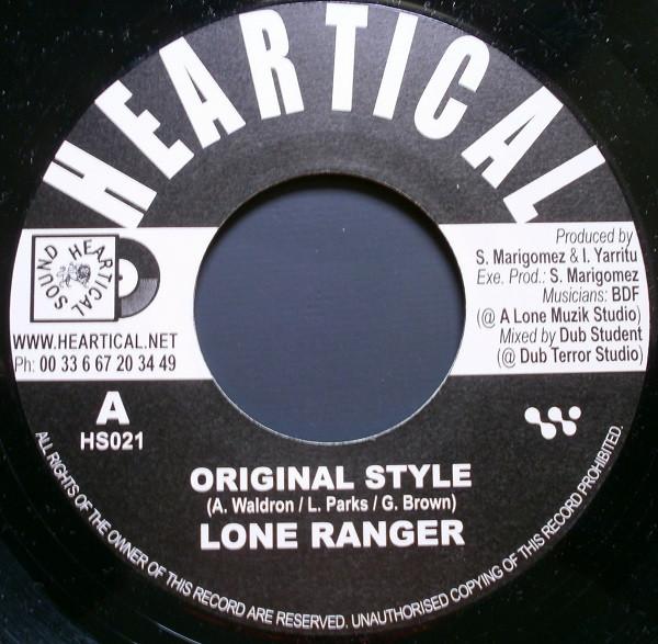 

7inch Record LONE RANGER BASQUE DUB FOUNDATION Original Style Melodica Slave HS021 Heartical 2005 France Reggae Ska Dub Used