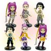 K-pop Demon Hunters 6pcs Q Version Action Figure PVC Toy Derpys Rumi Mira Zoey Sussy Figurine Doll For Fans Gift Childen Gift