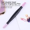 1 Stück Tragbarer Quarz Schleifstift Nagel Nagelhautschere Entferner für abgestorbene Haut Nagellack Maniküre Stick Nagelfeilen Zubehör Werkzeug