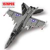 Série Letadel F35 Stíhačka Stavebnice Model Slavná Vojenská Letadla z WWII MOC Sady Cihliček Hračky Pro Kluky Dárky Pro Děti