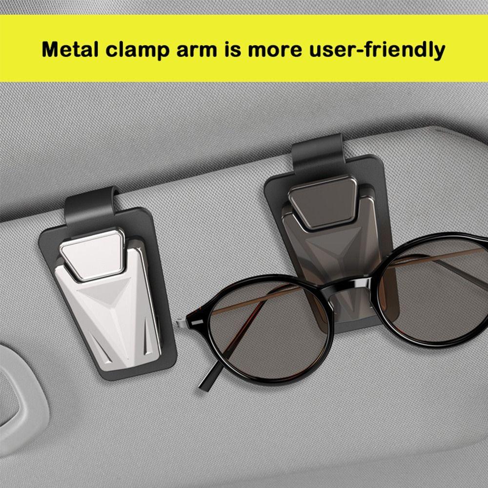 Metal Buckle Sunglasses Clip Premium Automobile Glasses Organizer  for Car Visor