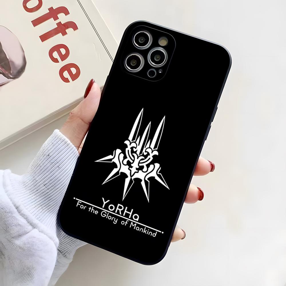 N-NieR A-Automata Phone Case For IPhone 17 Pro Max 16 15 14 Pro Max 13 11 X Xs Xr 8 7Plus Silicone Cover