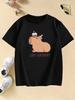 Fashion Kawaii Capybara Birthday T Shirts Kids Childrens Tshirt Boys Girls Summer Spring Casual Top Tee Shirt