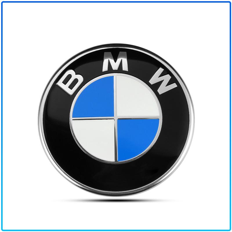 1Pcs 74/82mm Car Emblem Badge Hood Front Rear Trunk Logo For BMW M E46 E90 E60 F30 F10 X1 X2 X3 X5 X4 X6 X7 X8 G30 G20 G32 G11