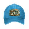 Retro Off Road Cruiser Adventure Bad  New Vintage Washed Cotton Baseball Cap Sun Hats